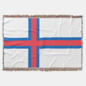 Flagge der Färöer Decke (Vorderseite)