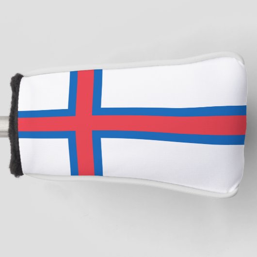Flagge der Färöer Golf Headcover (Vorderseite)