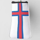 Flagge der Färöer Golf Headcover (Rotieren 90)