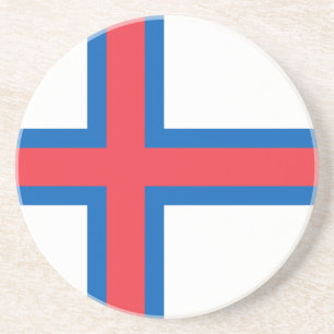 Flagge der Färöer-Inseln Getränkeuntersetzer
