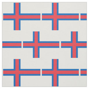 Flagge der Färöer-Inseln Stoff
