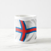 Flagge der Färöer Kaffeetasse (Mittel)