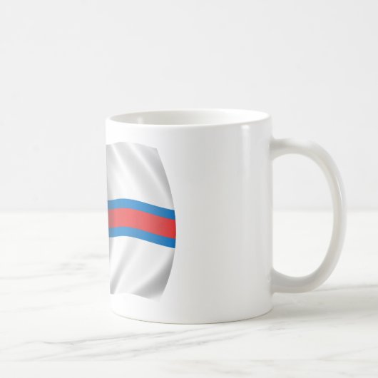 Flagge der Färöer Kaffeetasse (Rechts)