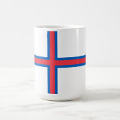 Flagge der Färöer Kaffeetasse (Mittel)