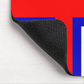 Flagge der Färöer Mousepad (Ecke)