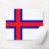 Flagge der Färöer Mousepad (Mit Mouse)