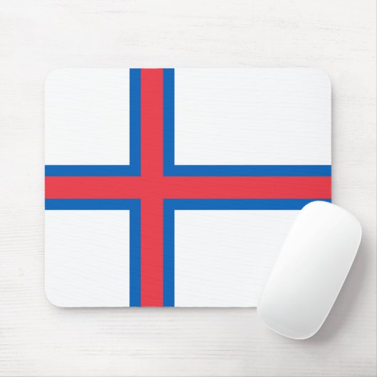 Flagge der Färöer Mousepad (Mit Mouse)