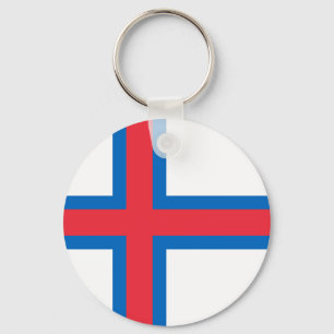 Flagge der Färöer Schlüsselanhänger