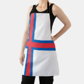 Flagge der Färöer Schürze (InSitu)