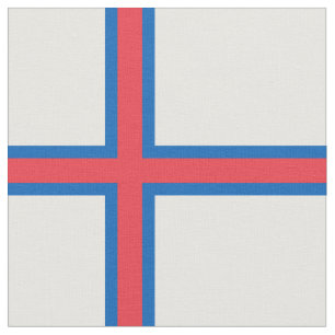 Flagge der Färöer Stoff