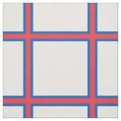 Flagge der Färöer Stoff (Muster)