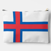 Flagge der Färöer Zubehörtasche (Rückseite)