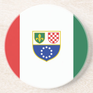 Flagge der Föderation Bosnien und Herzegowina Getränkeuntersetzer