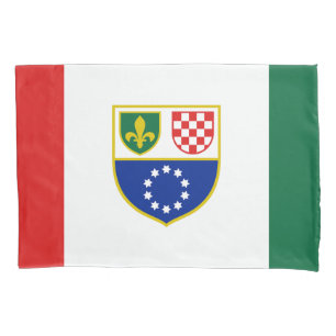 Flagge der Föderation Bosnien und Herzegowina Kissenbezug