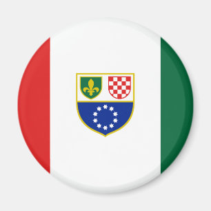 Flagge der Föderation Bosnien und Herzegowina Magnet