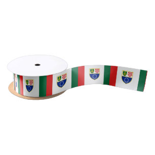 Flagge der Föderation Bosnien und Herzegowina Satinband