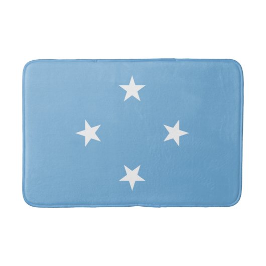 Flagge der Föderierten Staaten von Mikronesien Badematte (Vorderseite)