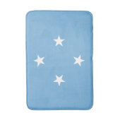 Flagge der Föderierten Staaten von Mikronesien Badematte (Vorderseite Vertikal)