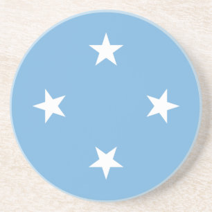 Flagge der Föderierten Staaten von Mikronesien Getränkeuntersetzer