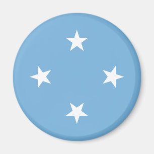 Flagge der Föderierten Staaten von Mikronesien Magnet