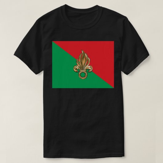 Flagge der französischen Auswärtigen Legion T-Shirt (Design vorne)