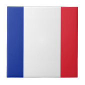 Flagge der französischen Keramik Tile Fliese (Vorderseite)