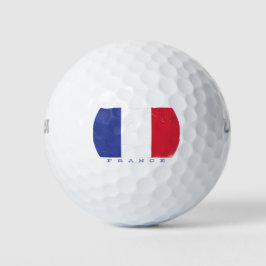 Flagge der Französischen Republik Golfball