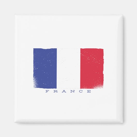 Flagge der Französischen Republik Magnet (Vorne)