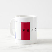 Flagge der französischen Tasse (Vorderseite Links)