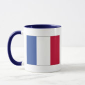Flagge der französischen Tasse (Links)