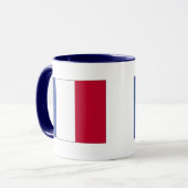 Flagge der französischen Tasse (Vorderseite Links)