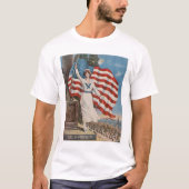 Flagge der Freiheit T-Shirt (Vorderseite)
