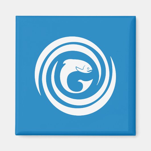 Flagge der gälisch-kanadischen Inseln Magnet (Vorne)