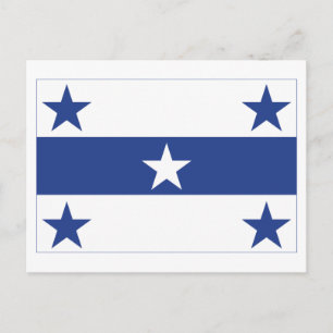 Flagge der Gambier Inseln Postkarte