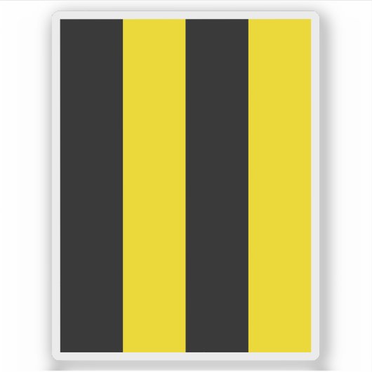 Flagge der Gemeinde Schellenberg, Liechtenstein Aufkleber (Vorderseite)