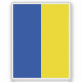 Flagge der Gemeinde Triesenberg, Liechtenstein Aufkleber