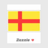 Flagge der Gewerkschaft Kalmar (1397-1523) Aufkleber (Blatt)