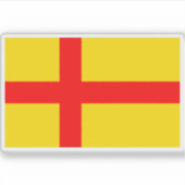 Flagge der Gewerkschaft Kalmar (1397-1523) Aufkleber (Vorderseite)