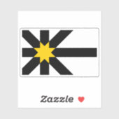 Flagge der Grafschaft Sutherland, Schottland Aufkleber (Blatt)