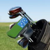 Flagge der grünen Bergjungs Golf Headcover (In Situ)