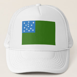 Flagge der grünen Bergjungs Truckerkappe