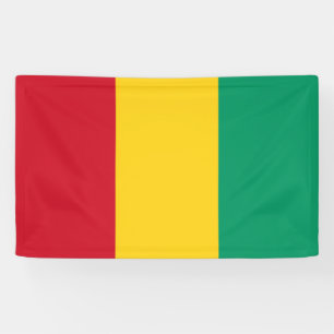 Flagge der Guinea (afrikanisches Land) Banner