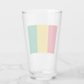 Flagge der Guinea (afrikanisches Land) Glas (Rückseite)