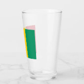 Flagge der Guinea (afrikanisches Land) Glas (Links)