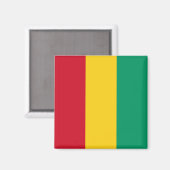 Flagge der Guinea (afrikanisches Land) Magnet (Vorderseite/Rückseite)