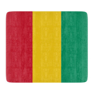 Flagge der Guinea (afrikanisches Land) Schneidebrett
