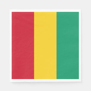 Flagge der Guinea (afrikanisches Land) Serviette