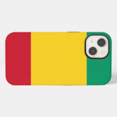 Flagge der Guinea iPhone Hülle (Rückseite (Horizontal))