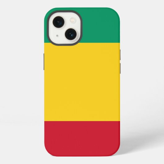 Flagge der Guinea iPhone Hülle (Rückseite)