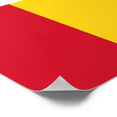 Flagge der Guinea Poster (Ecke)